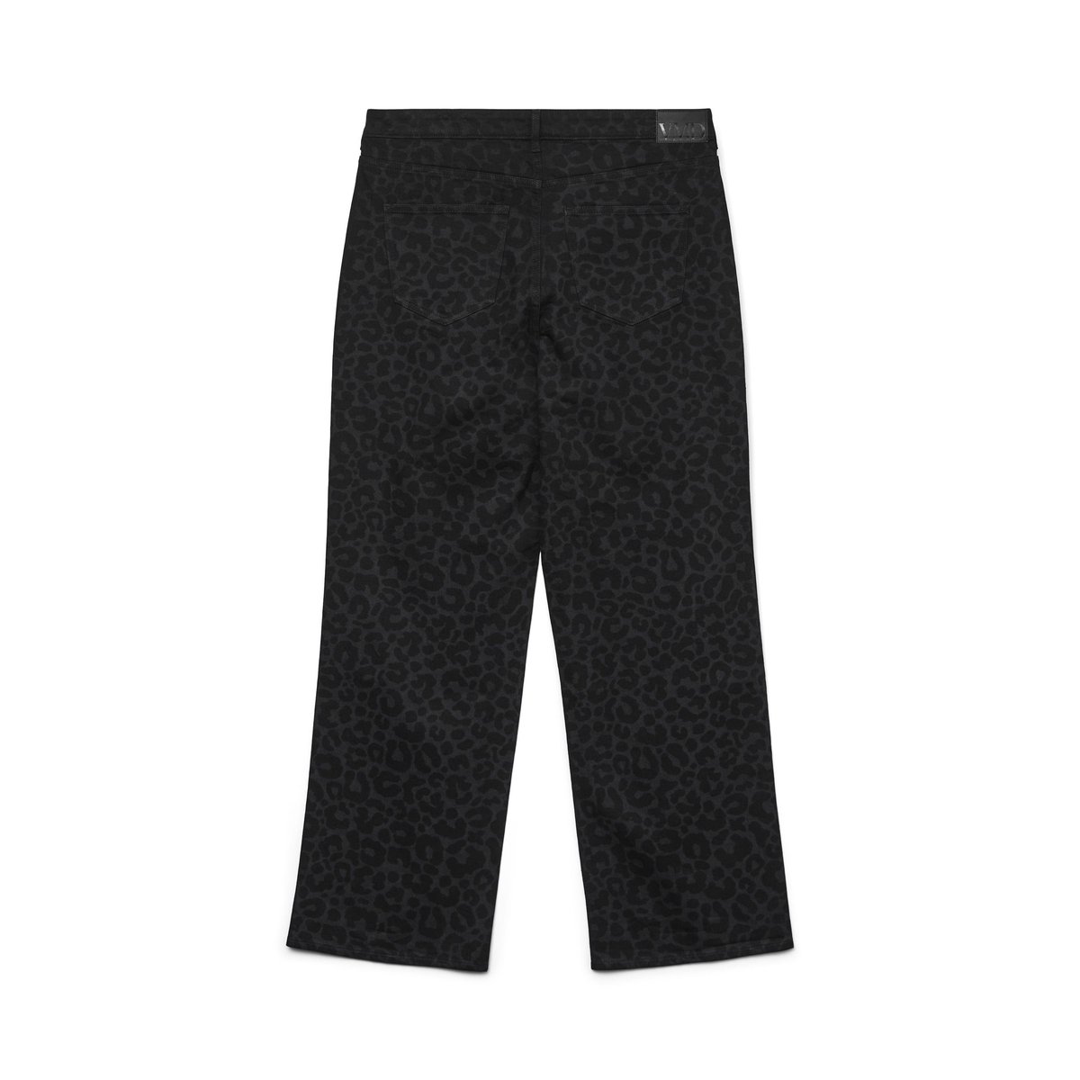 Jean À Coupe Large black denim 1, VERO MODA