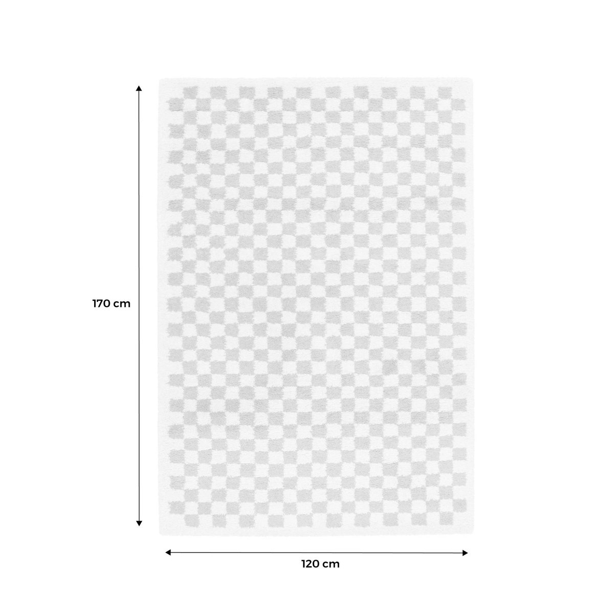 Tapis intérieur rectangulaire vintage TAYLOR bleu, SWEEEK