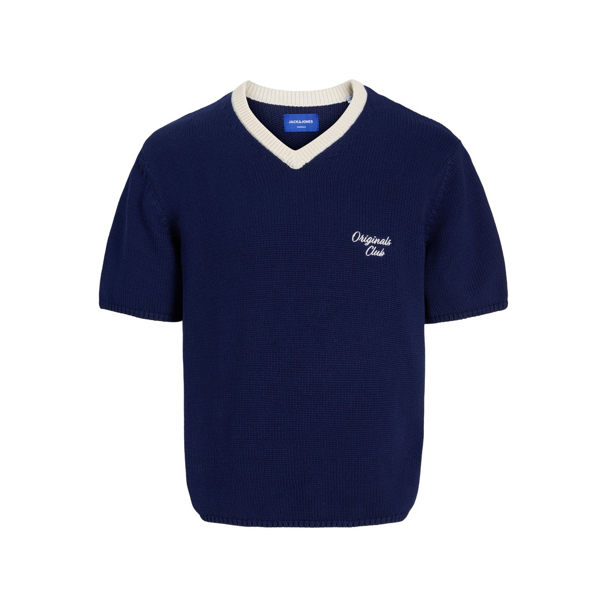 T-Shirt En Maille bleue - ocean cavern, JACK & JONES