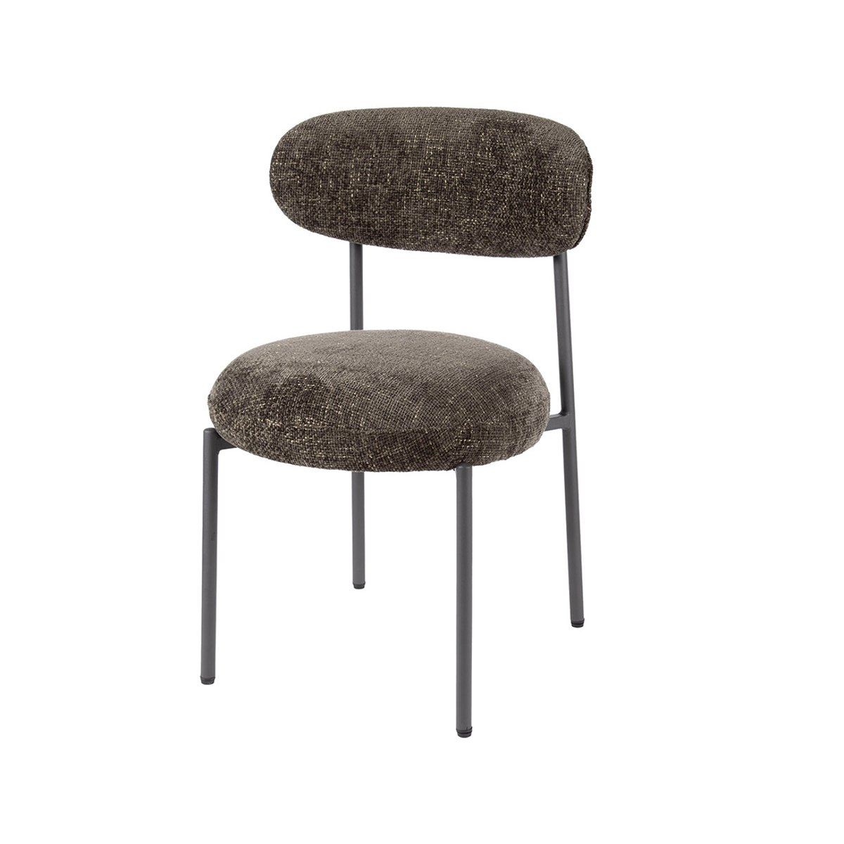 Lot de deux Chaises - ADELIA marron, BEST MOBILIER