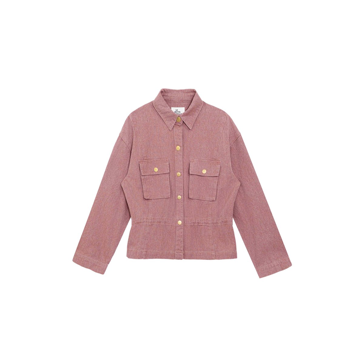 Veste col chemise uni VITA 42-vieux rose, LA PETITE ETOILE