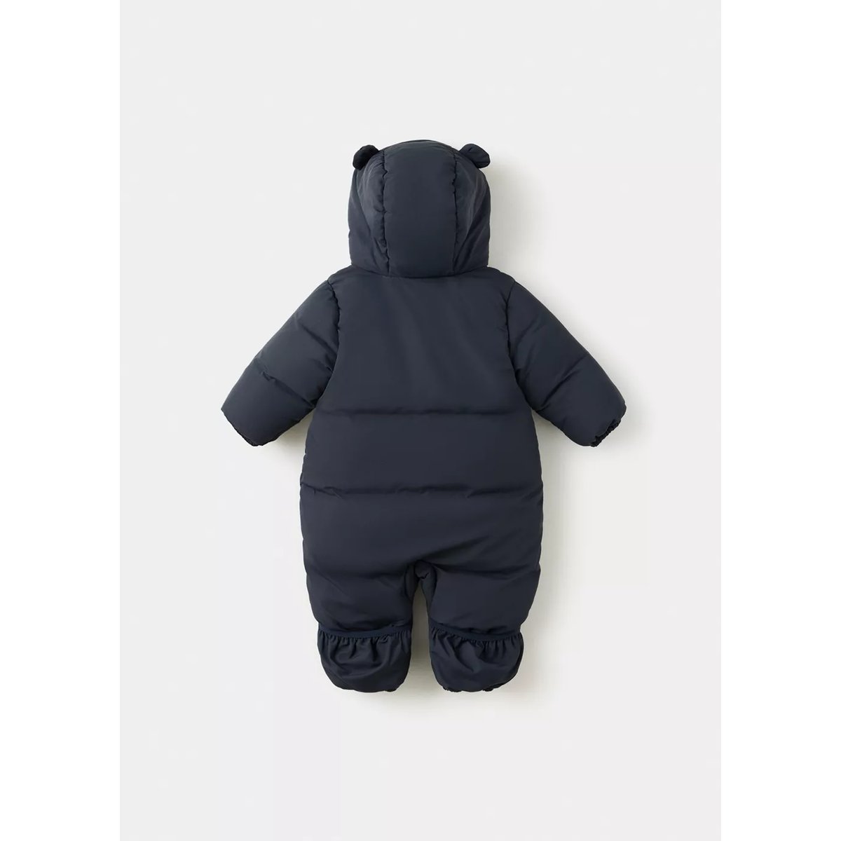 Combi-pilote matelassée capuche oreilles bleu marine, MANGO BABY