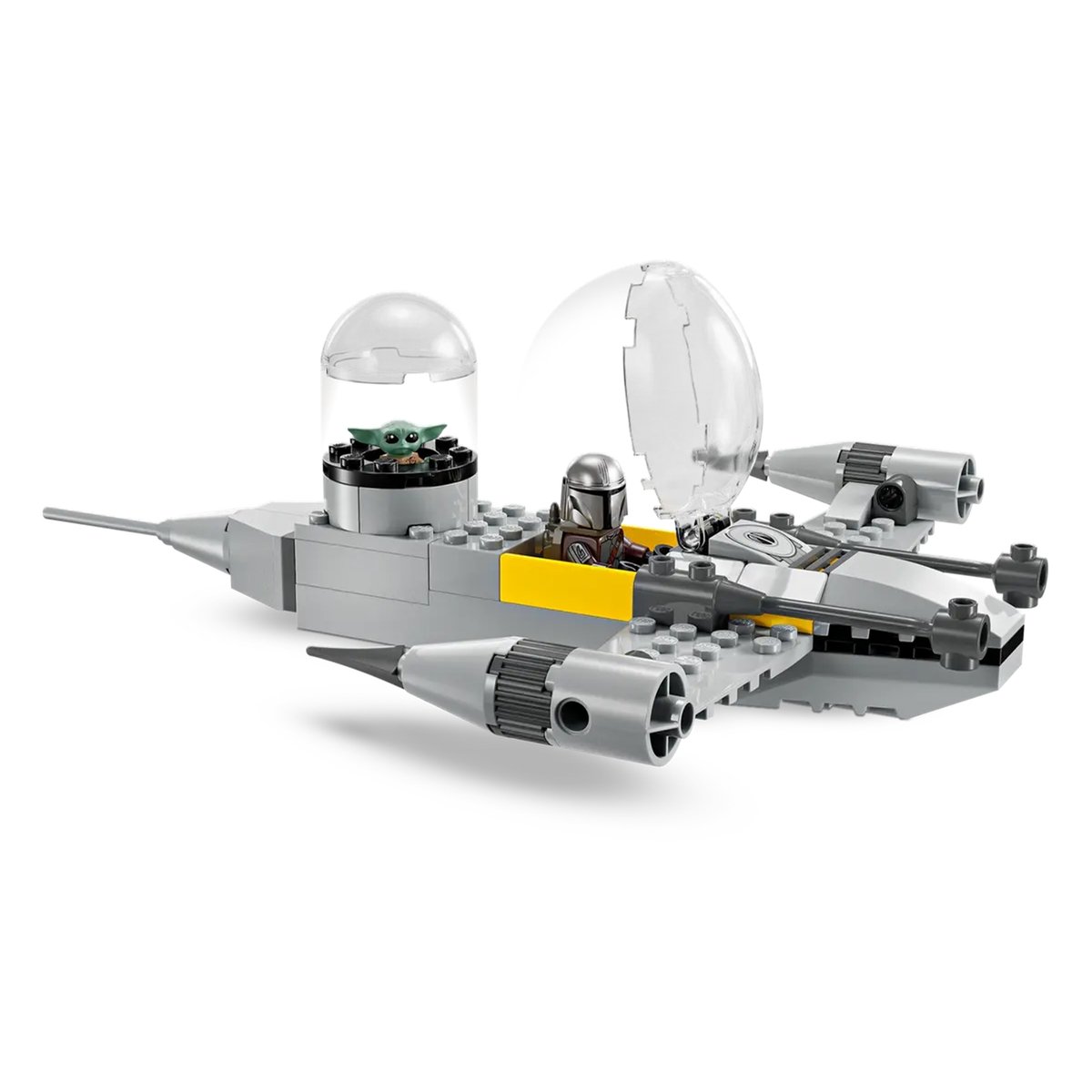 LEGO Star Wars - Chasseur N-1 de Mando et Grogu - Set de Construction 75410 multicolor, LEGO