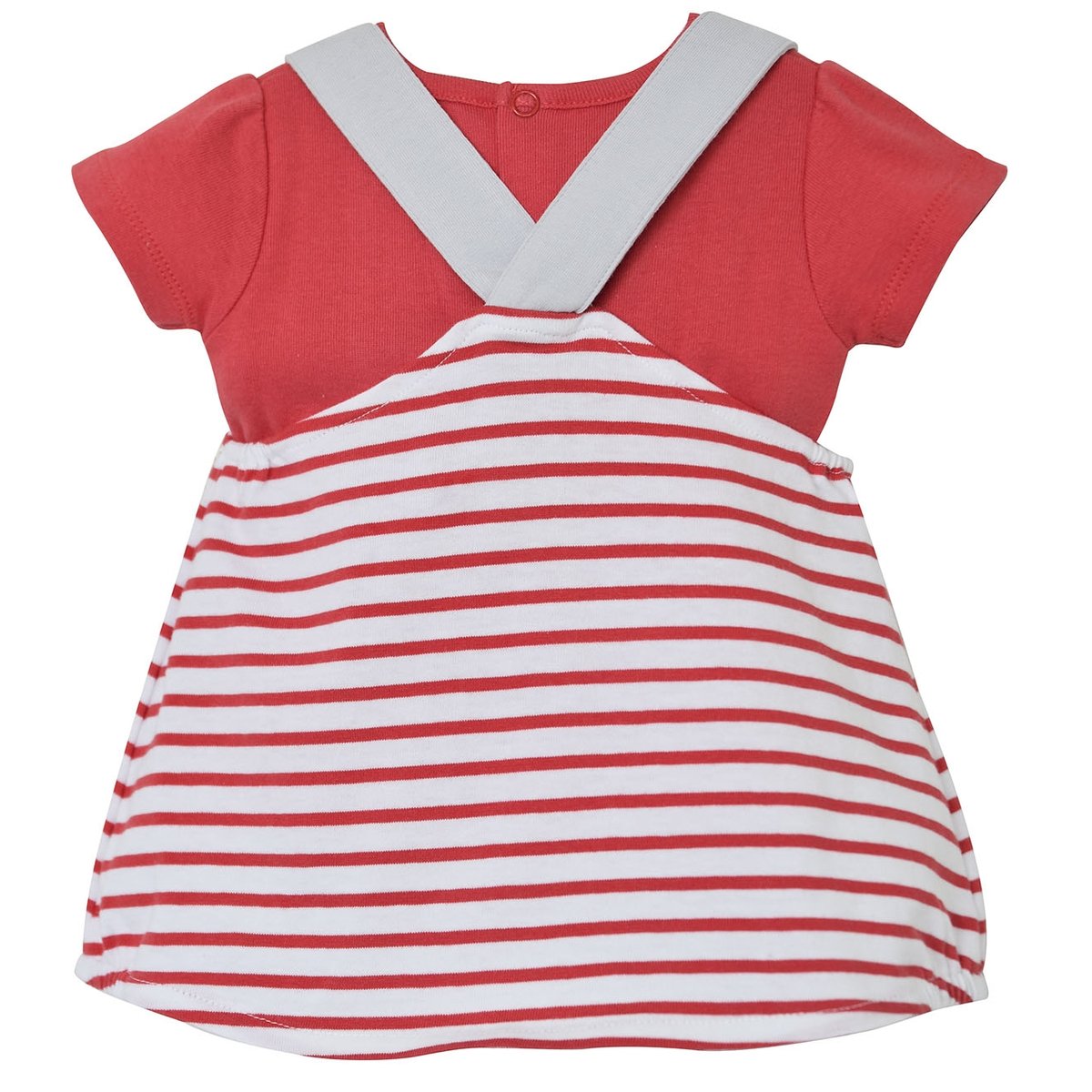 Ensemble robe t-shirt mon soleil sucre d'orge blanc, SUCRE D'ORGE