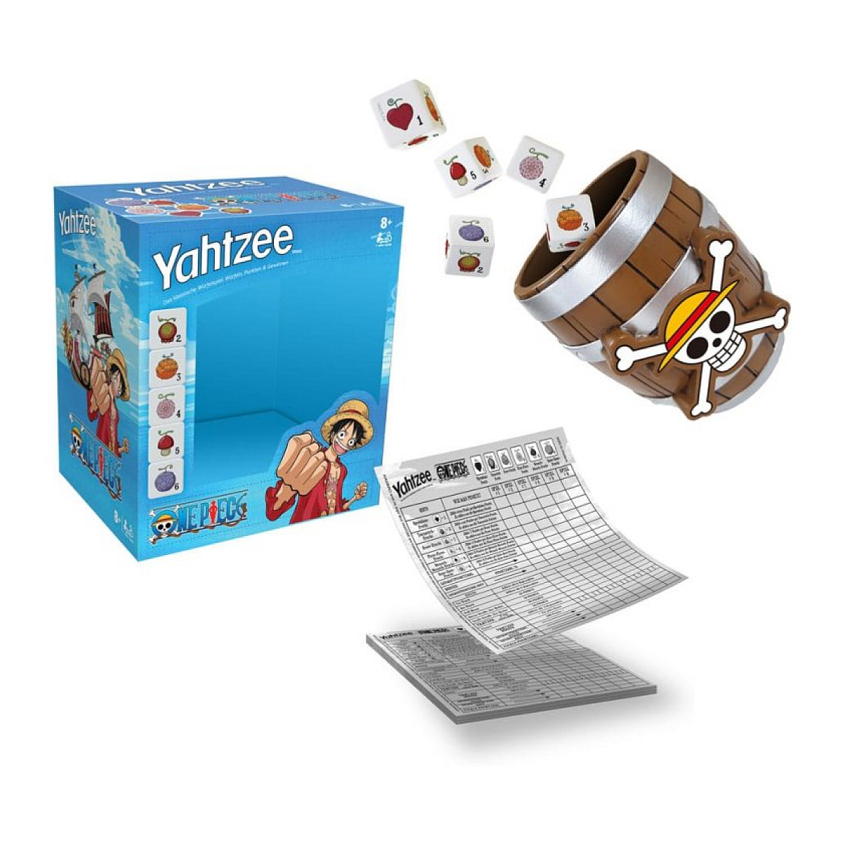 Yatzee One Piece - jeu de des couleur unique, WINNING MOVES