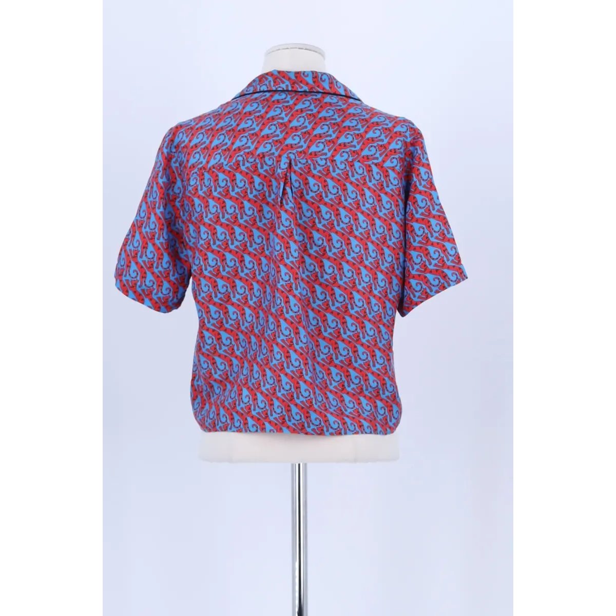Blouse - Très Bon État bleu, SANDRO