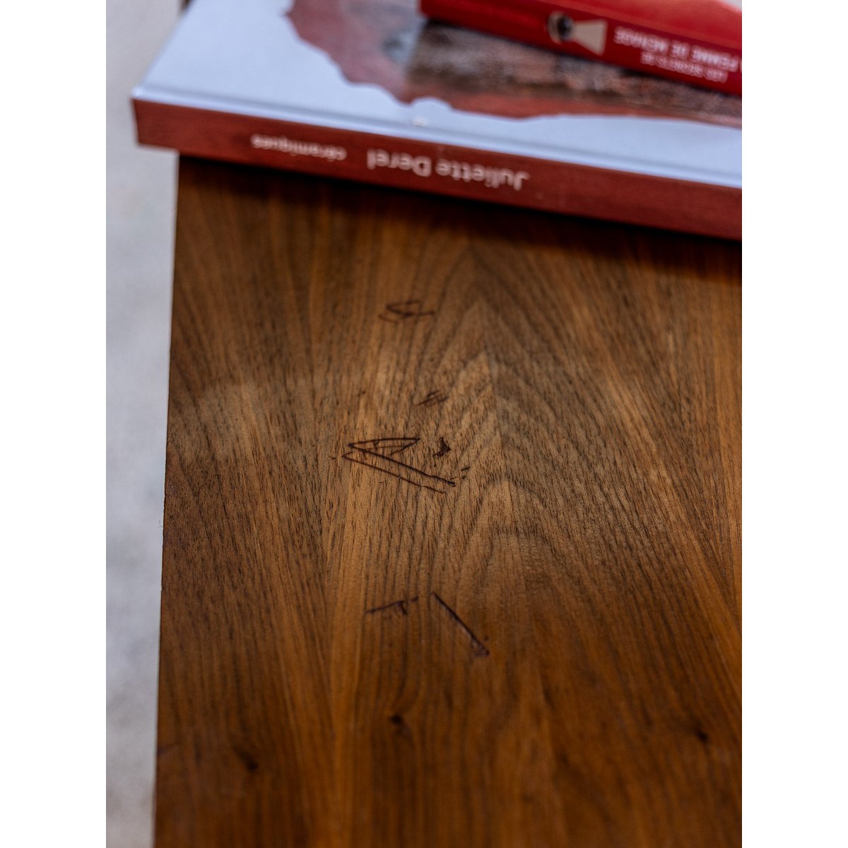 Buffet contemporain en bois Gustave N°1644 - Bon état bois foncé, DEBONGOUT