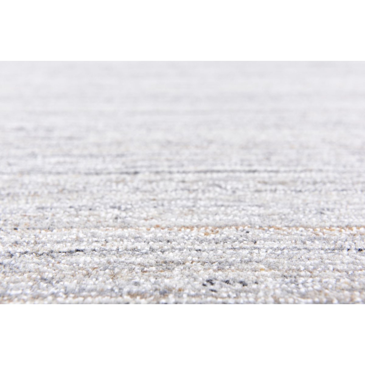 Tapis de salon UNI chiné tissé main - SAN DIEGO gris, THEKO