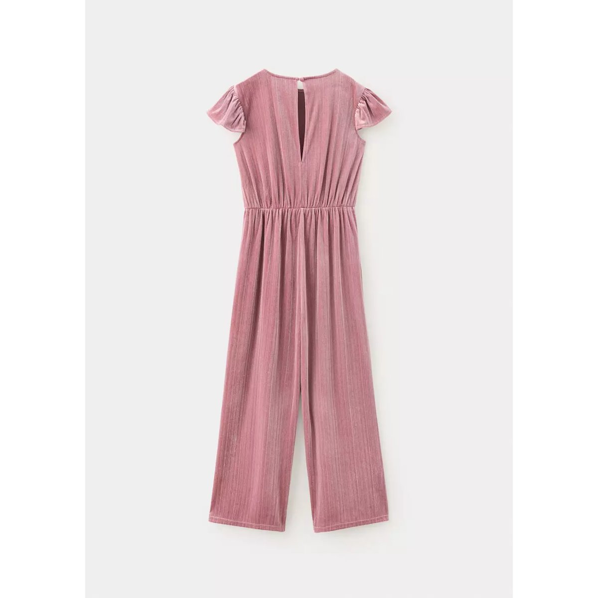 Combinaison velours texturé rose, MANGO KIDS