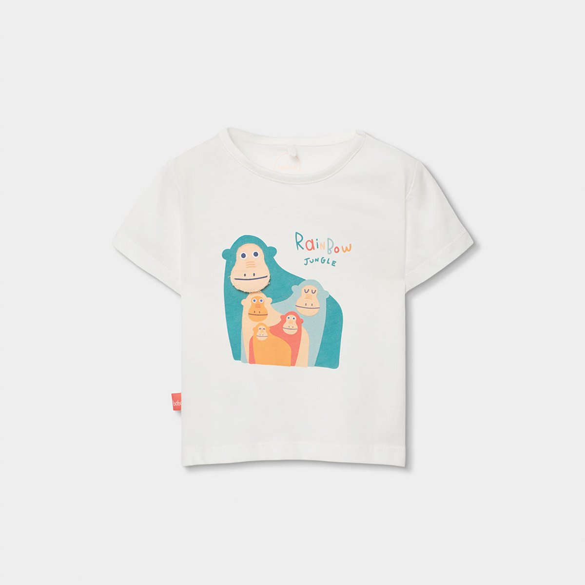 Ensemble bébé t-shirt coton blanc, BOBOLI