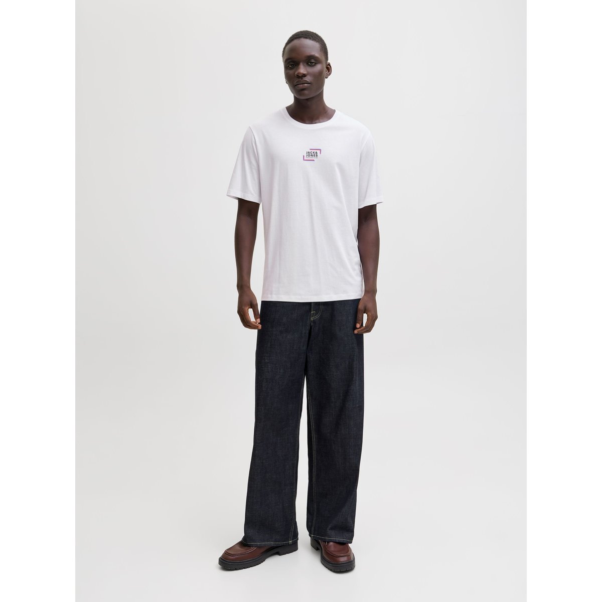 T-shirt manches courtes blanc, JACK & JONES