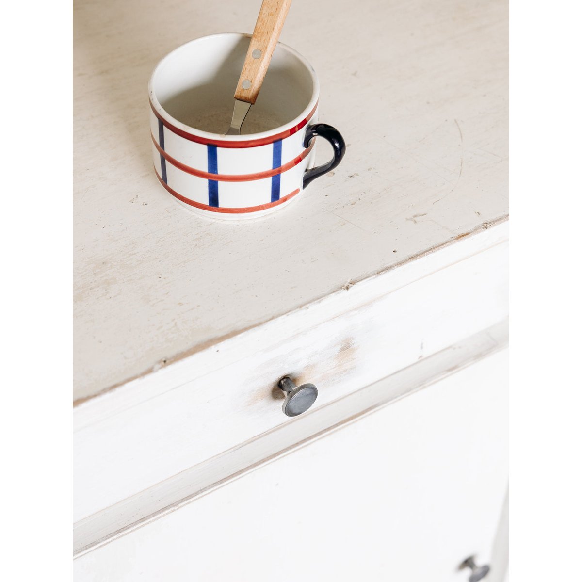 Buffet en bois Gilbert N°67 - Bon état blanc, DEBONGOUT