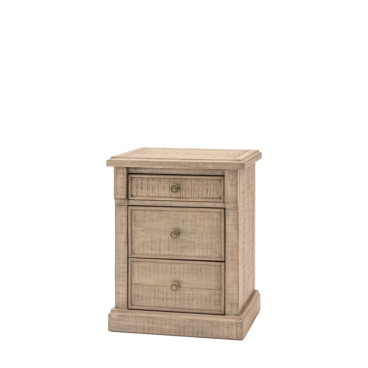 Vinton American Pine 3 Drawer Bedside natural, ÉDITÉ