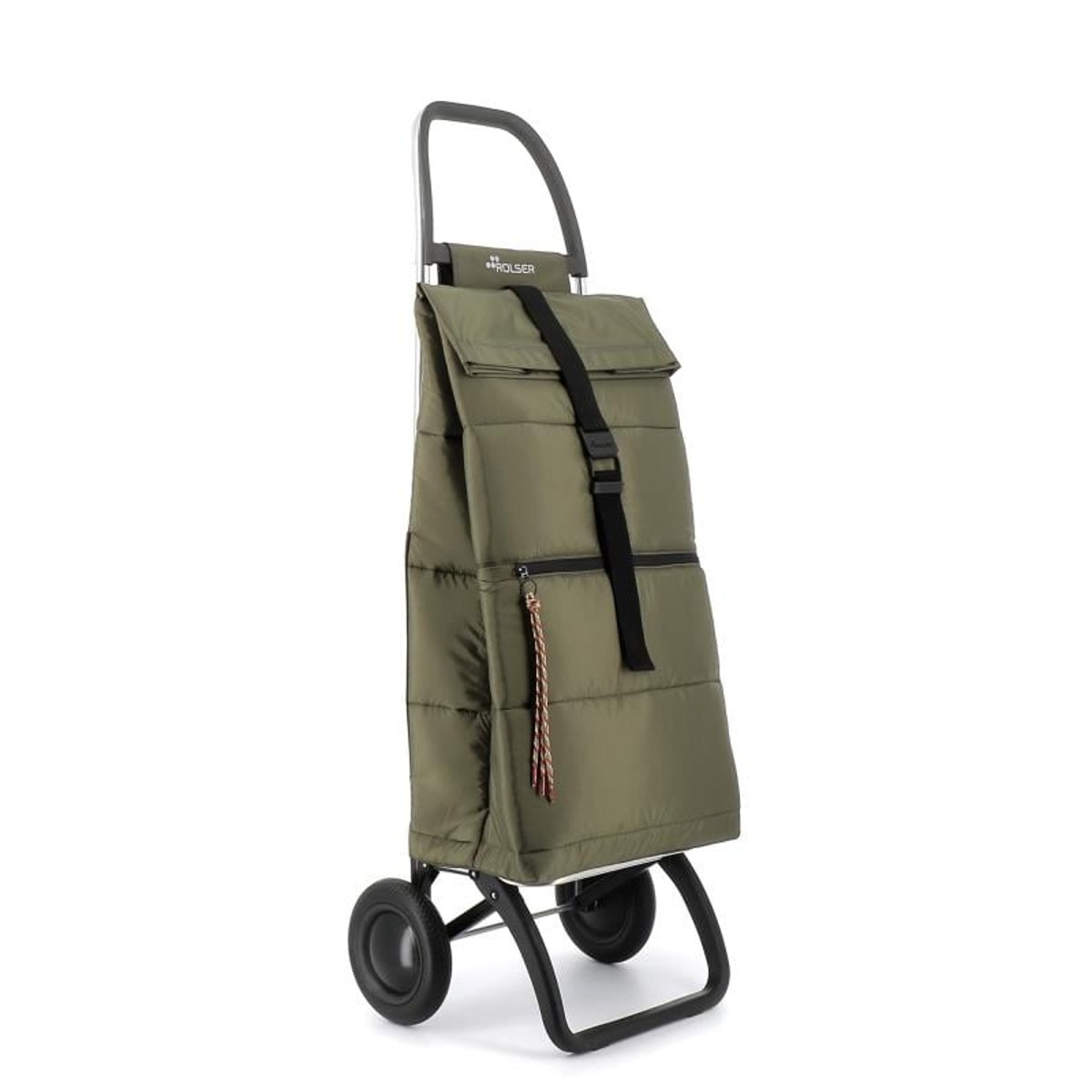 Chariot de course 2 roues BIG POLAR vert kaki, ROLSER