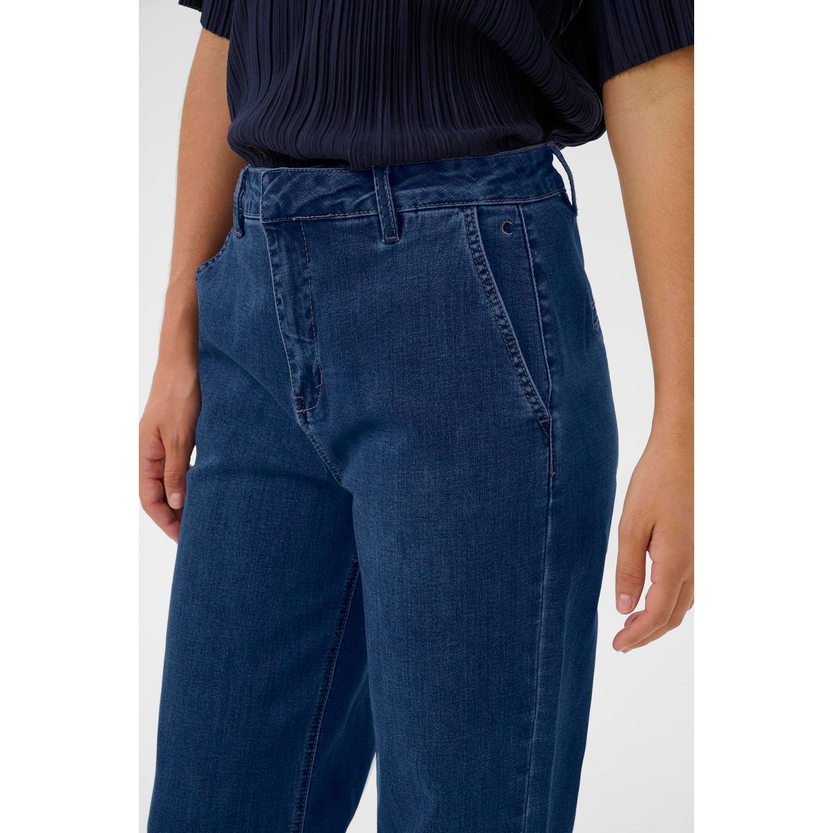 Jeans bleu oakland mid blue denim, CREAM