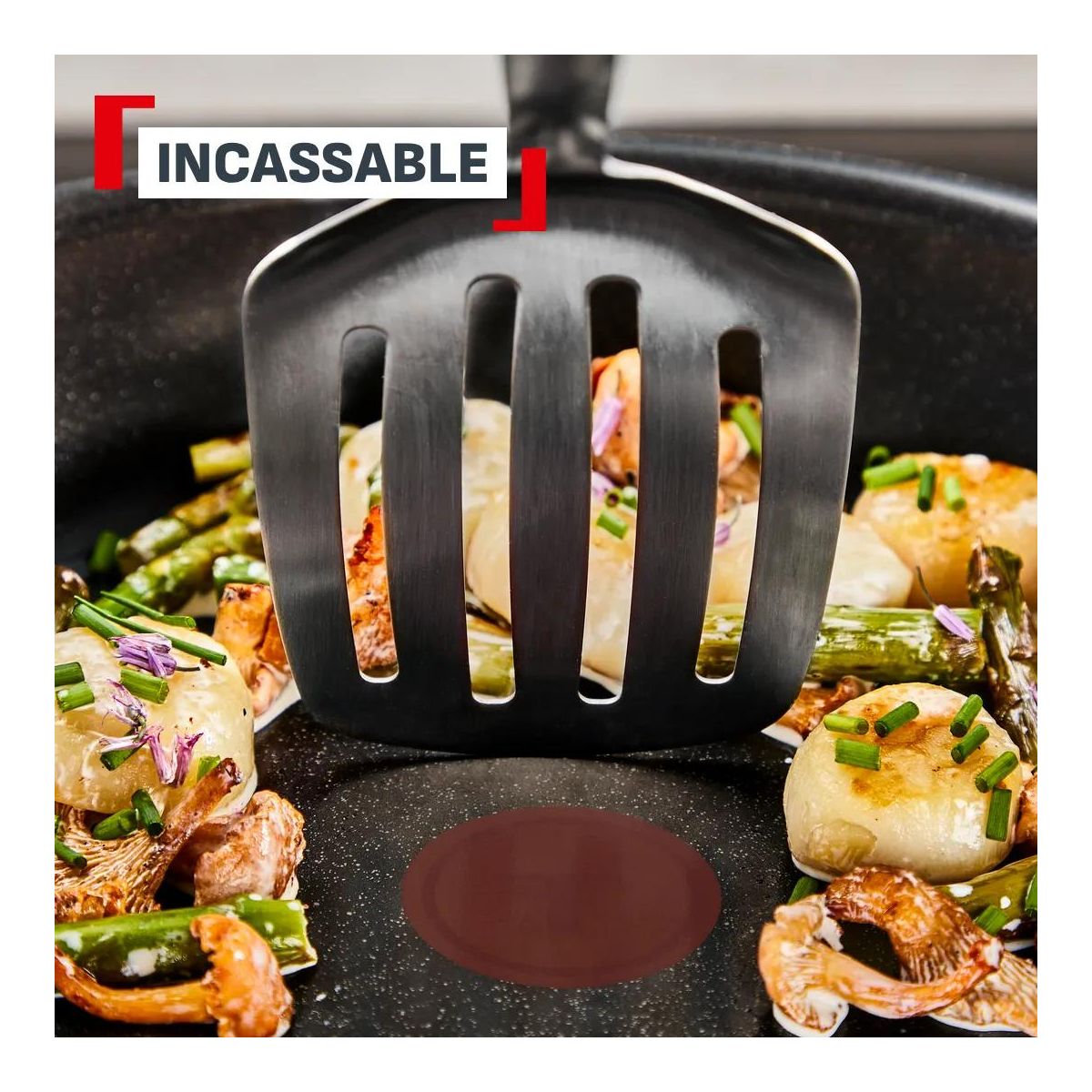 Poêle Ingenio Excellence Ceramic 22cm noir, TEFAL