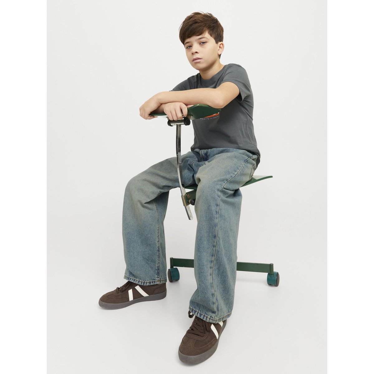 Jean Extra Baggy Fit blue denim, JACK & JONES JUNIOR