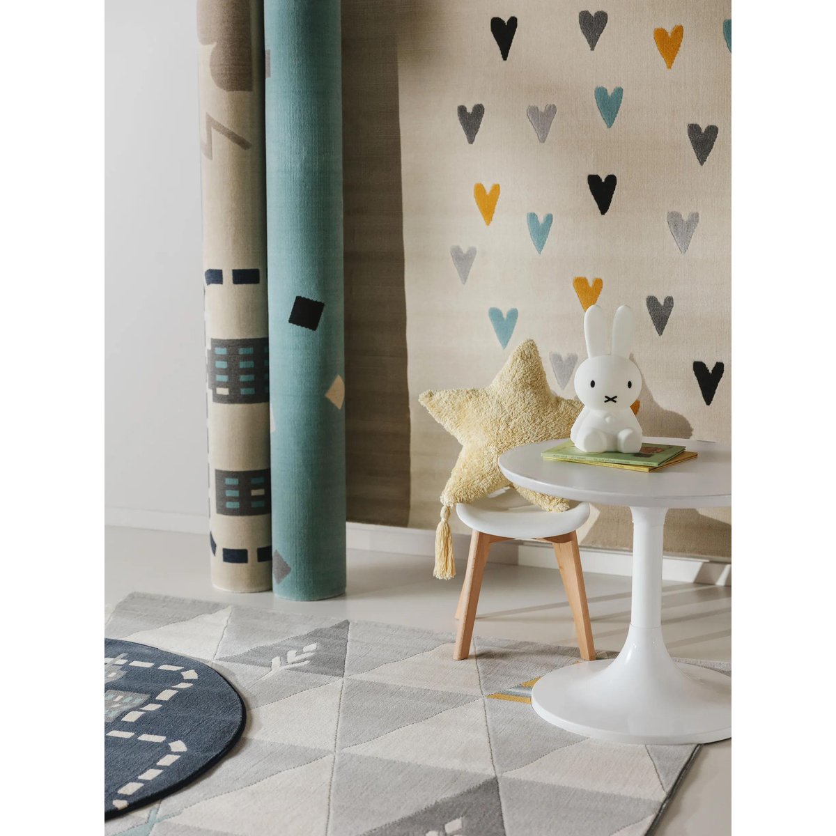 Tapis enfant JUNO beige, BENUTA 