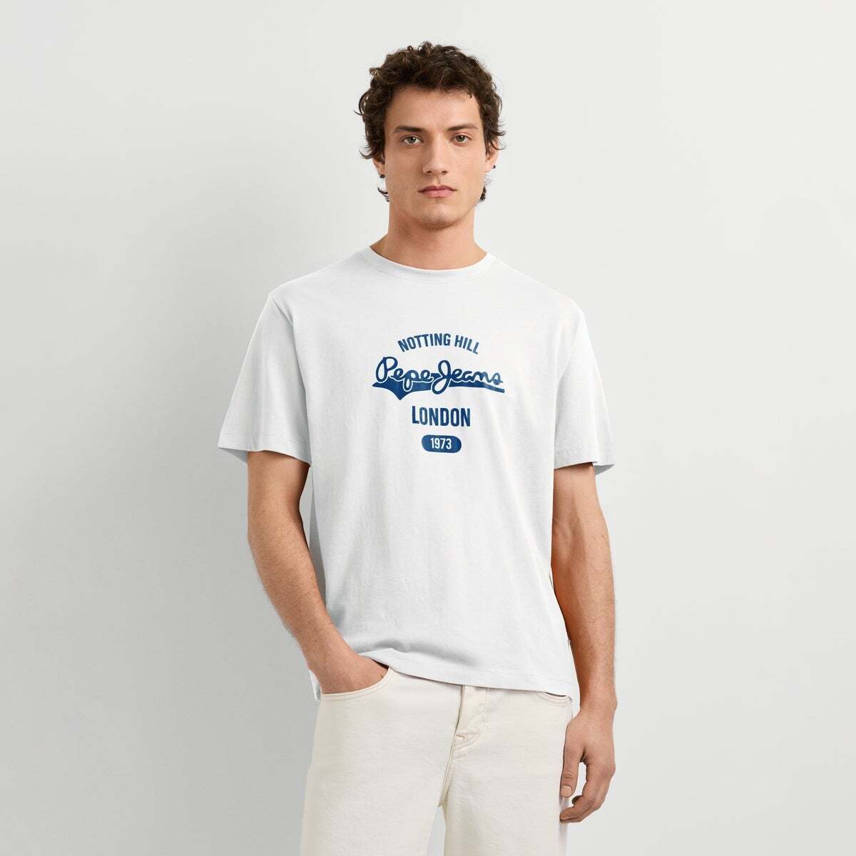 T-shirt manches courtes, JIMMY blanc, PEPE JEANS