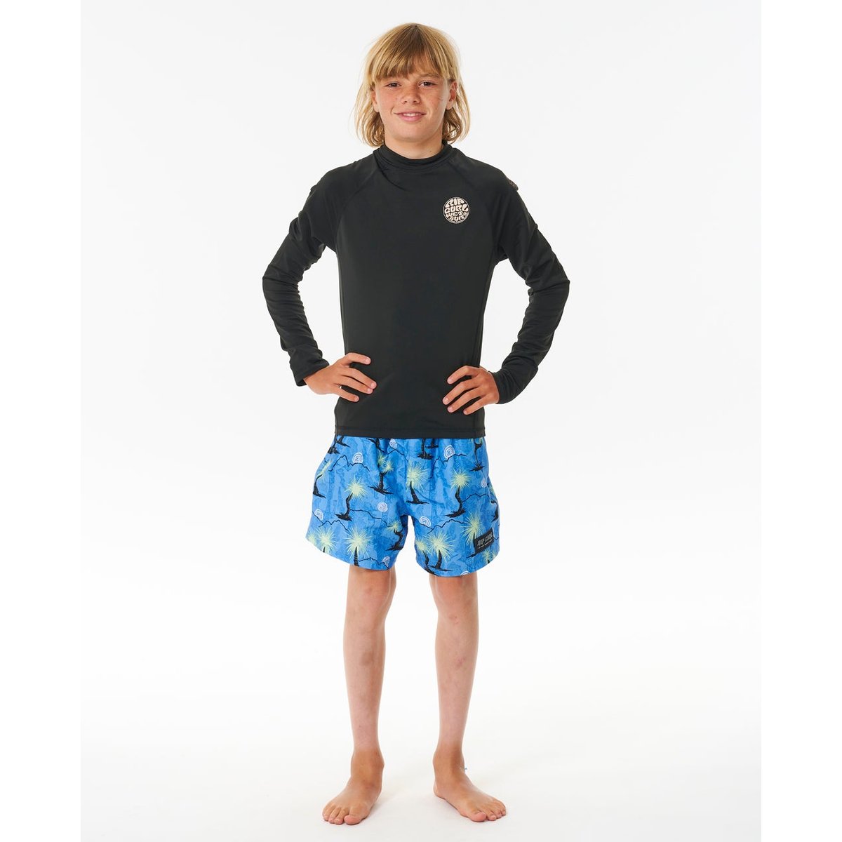 Lycra ICONS UV BRUSHED noir, RIP CURL
