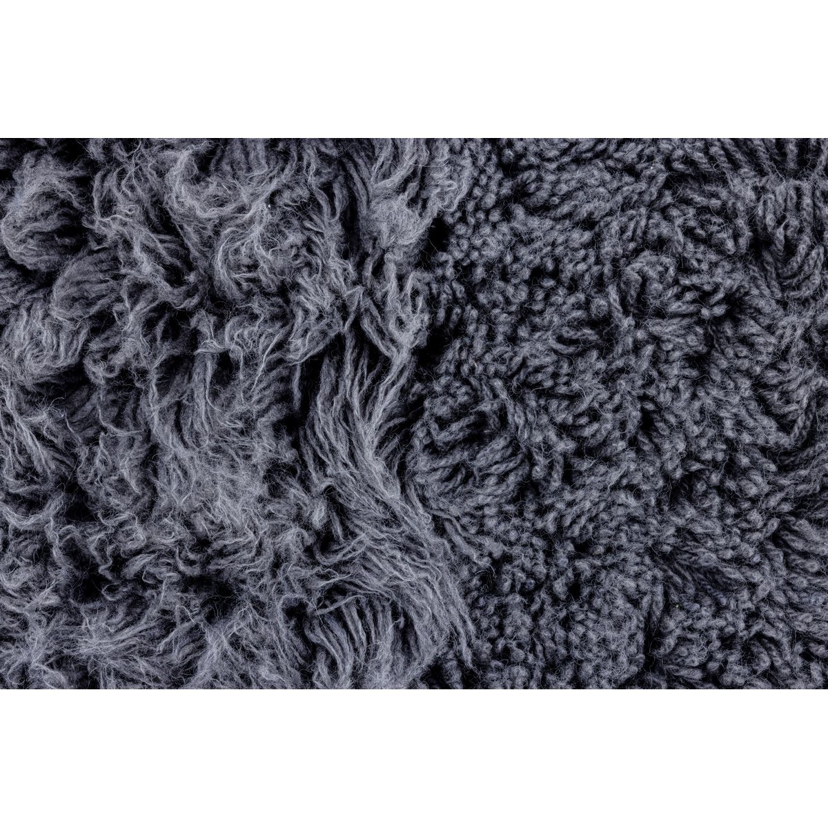Tapis grec flokati original - FLOKOS DESIGN anthracite, THEKO