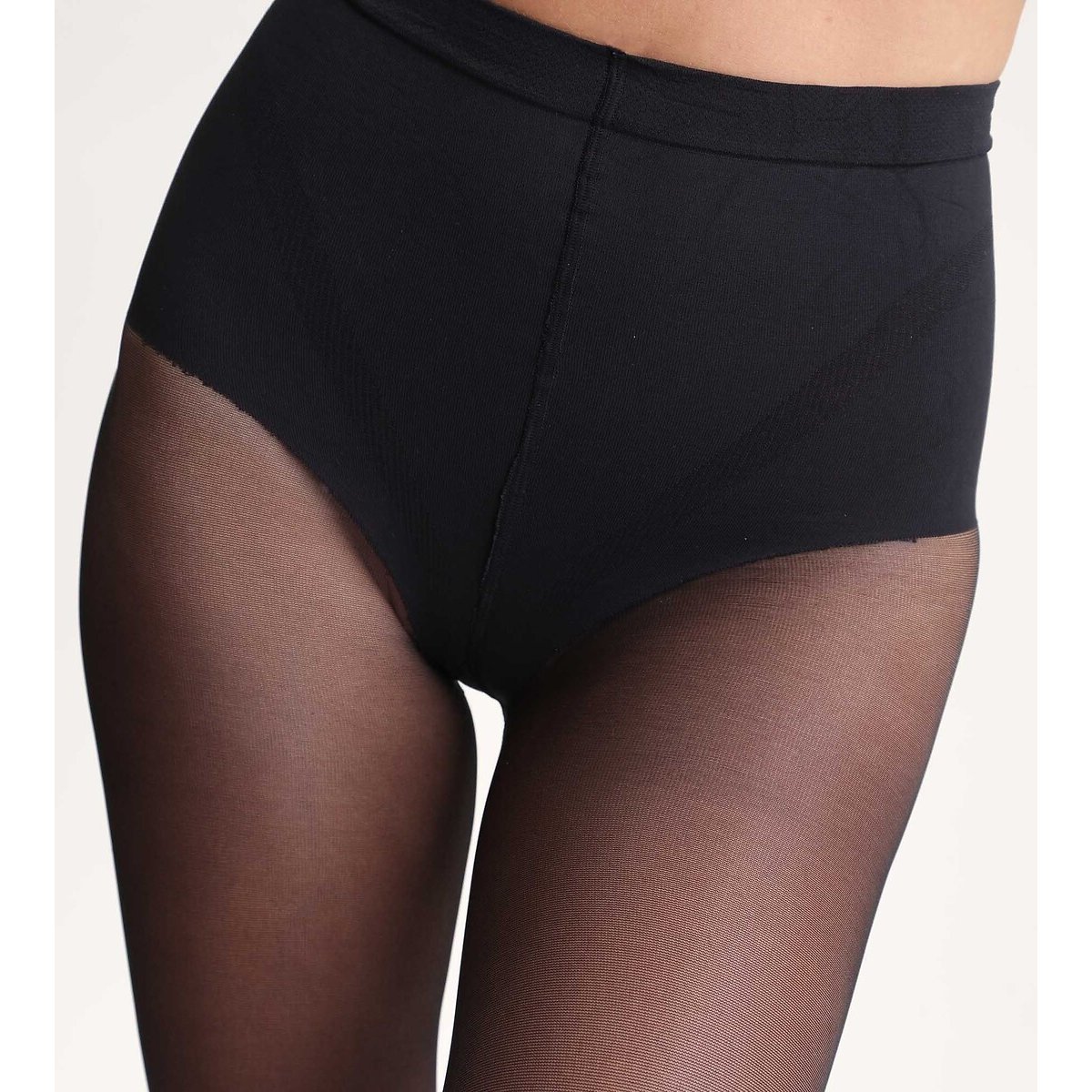 Collant Diam's effet ventre plat 25 Deniers noir, DIM