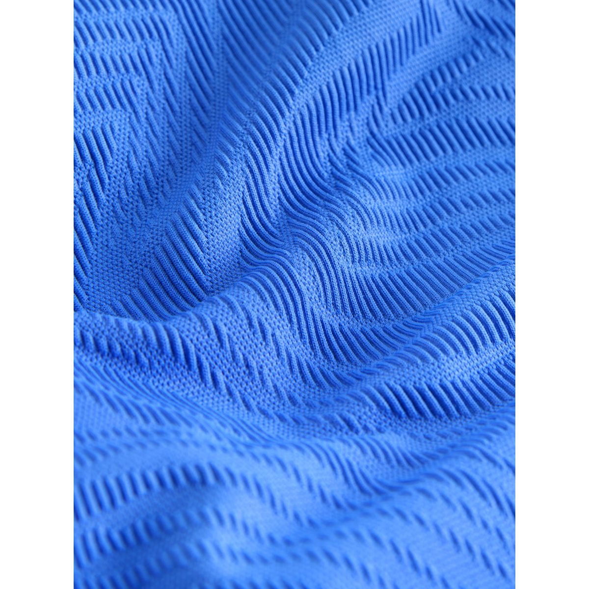 Maillot de bain gainant tummy à col montant bleuet texturé, NEXT