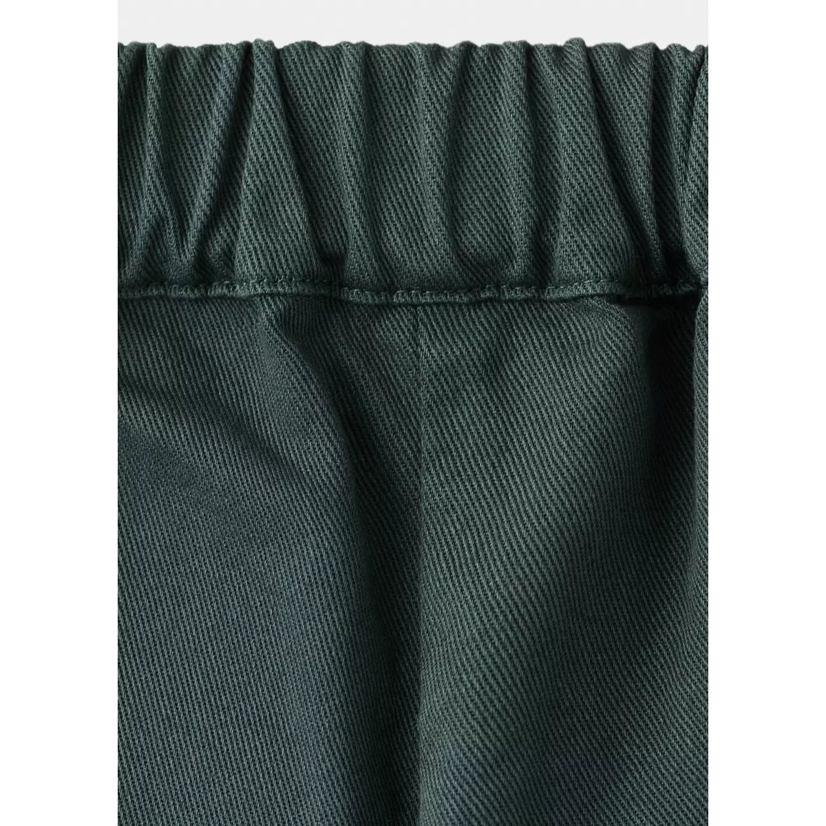 Pantalon palazzo coton vert, MANGO BABY
