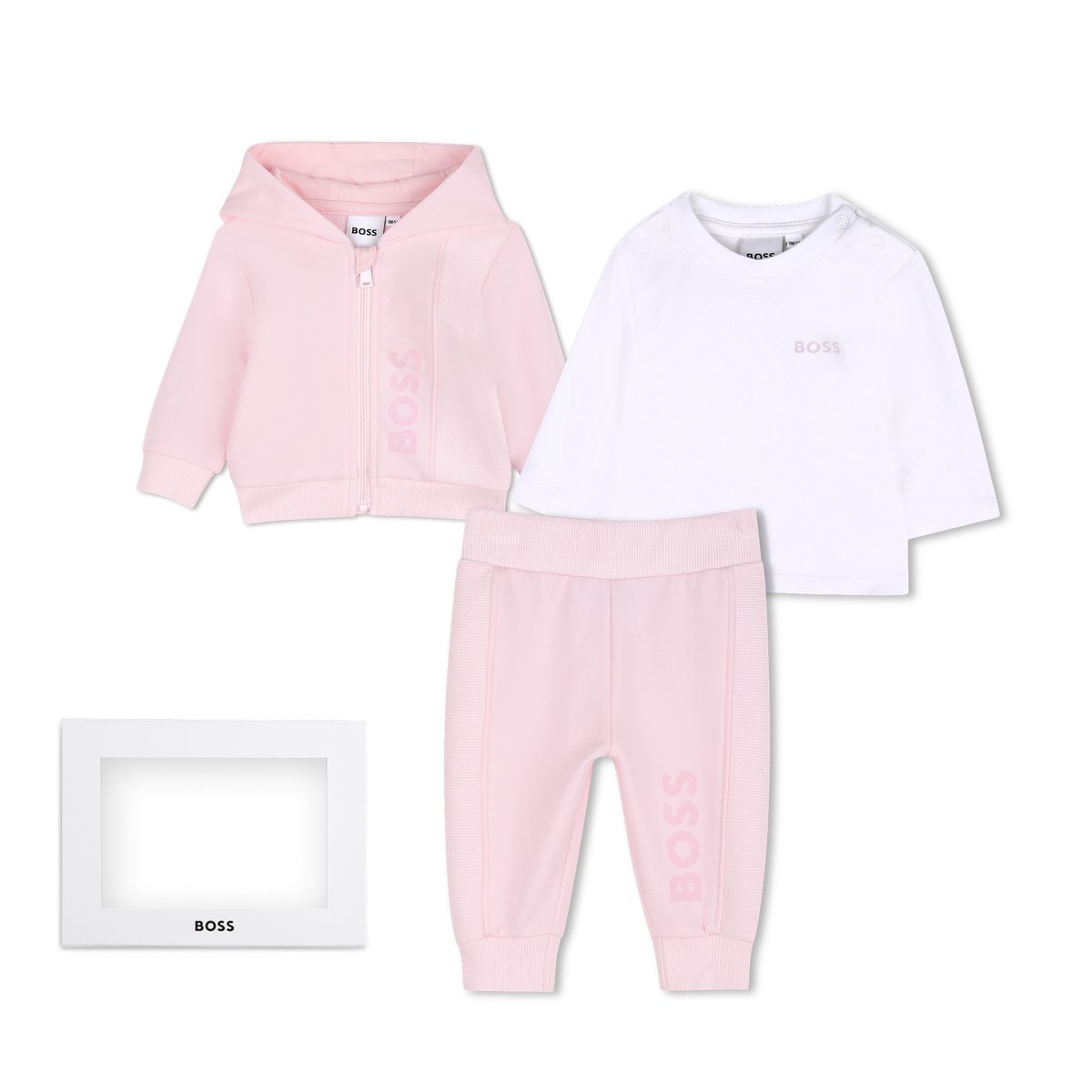 Ensemble pantalon, cardigan et tee-shirt festival bloom, BOSS KIDSWEAR