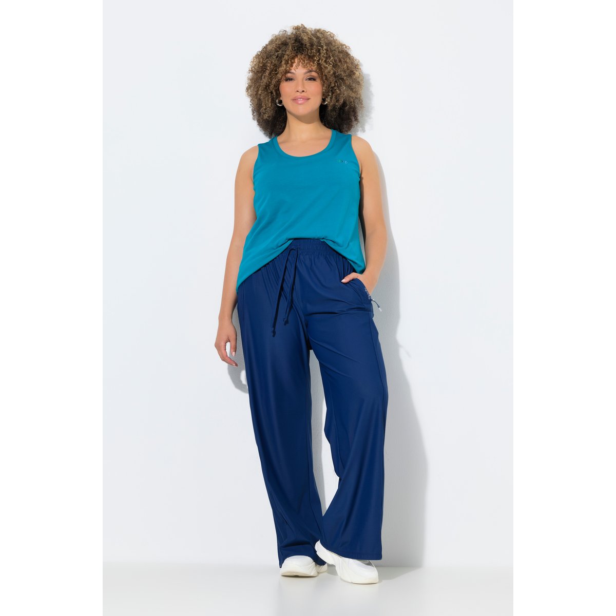 Pantalon de survêtement technique bleu foncé, ULLA POPKEN