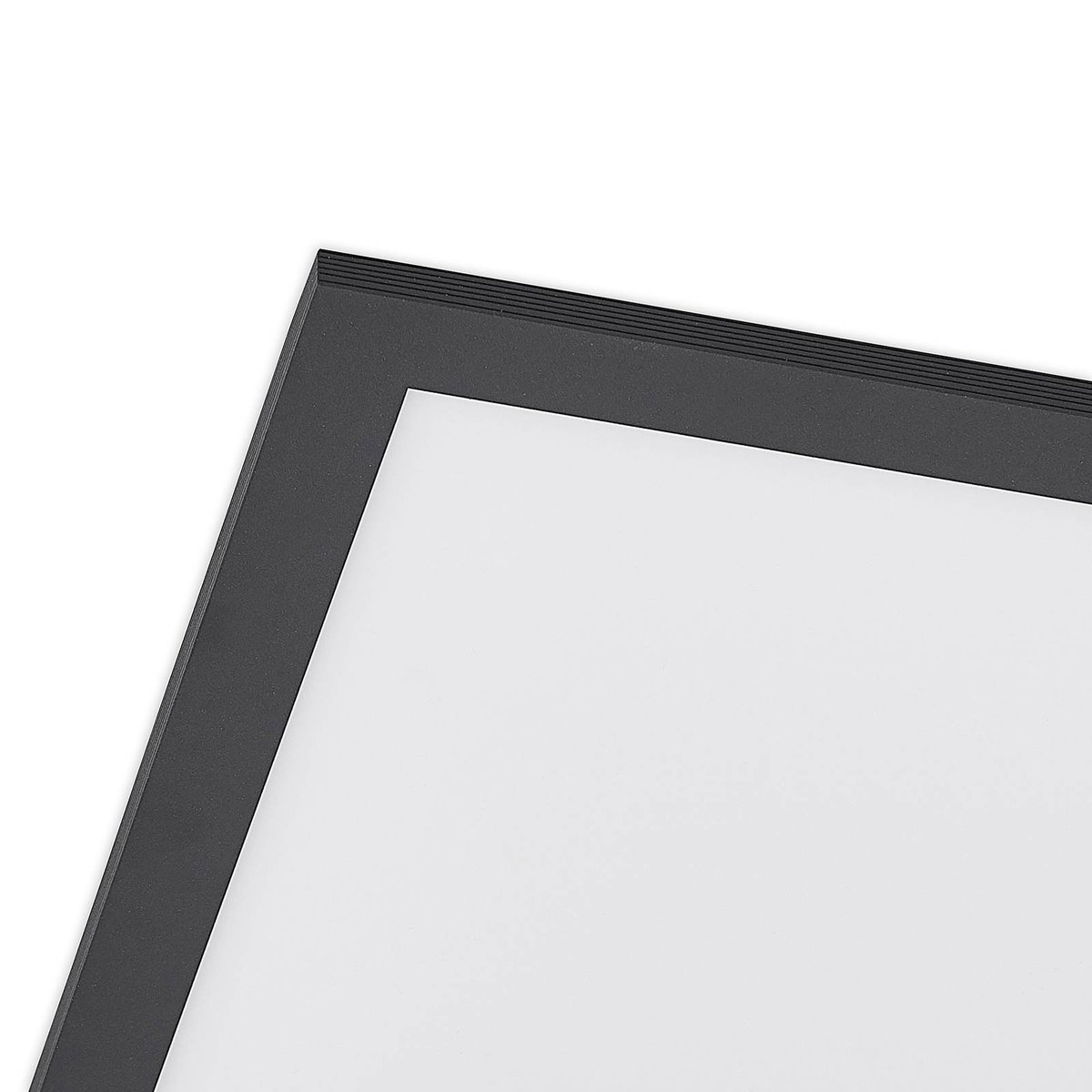 Panneau en aluminium moderneLED, Nelios noir, blanc, LINDBY