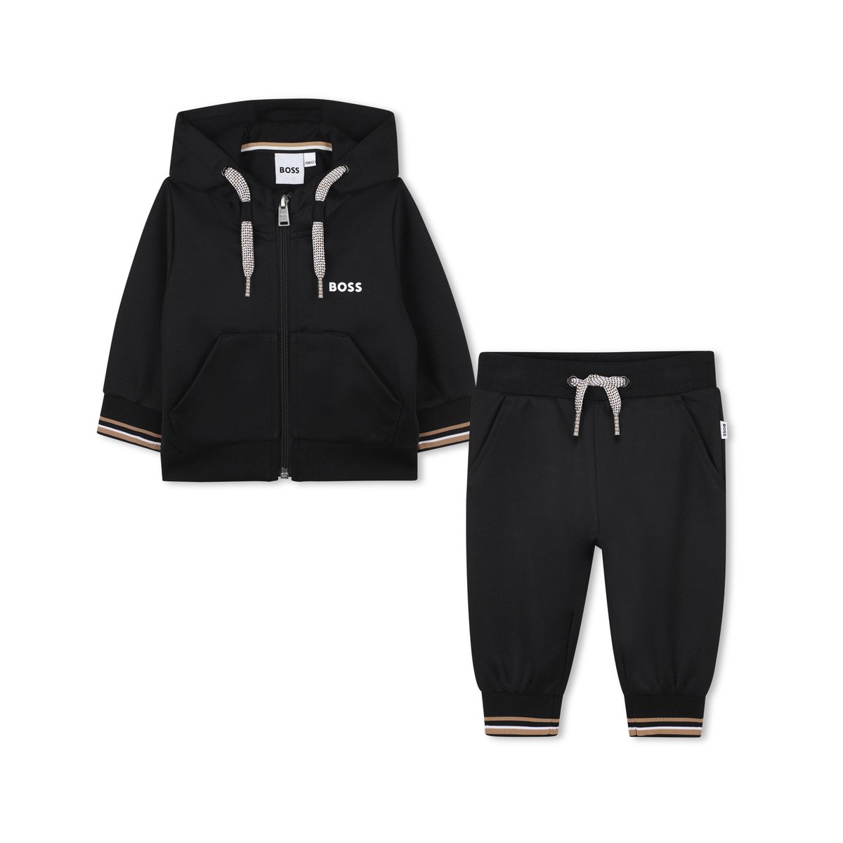 Ensemble cardigan et pantalon black, BOSS KIDSWEAR