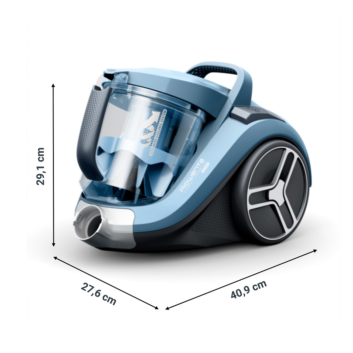Aspirateur sans sac Power Cyclonic XXL RO4B11EA bleu, ROWENTA