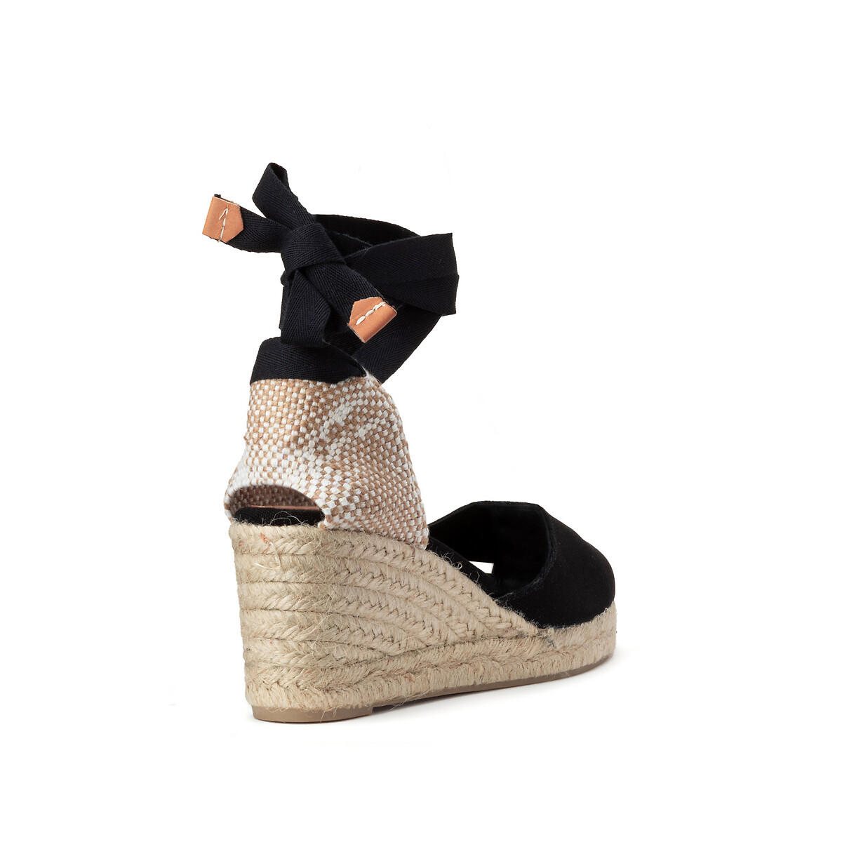Carina Canvas Wedge Espadrilles black, CASTANER