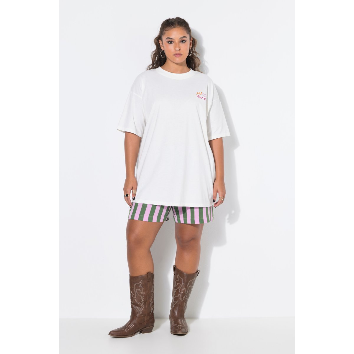 T-shirt oversize blanc cassé, STUDIO UNTOLD