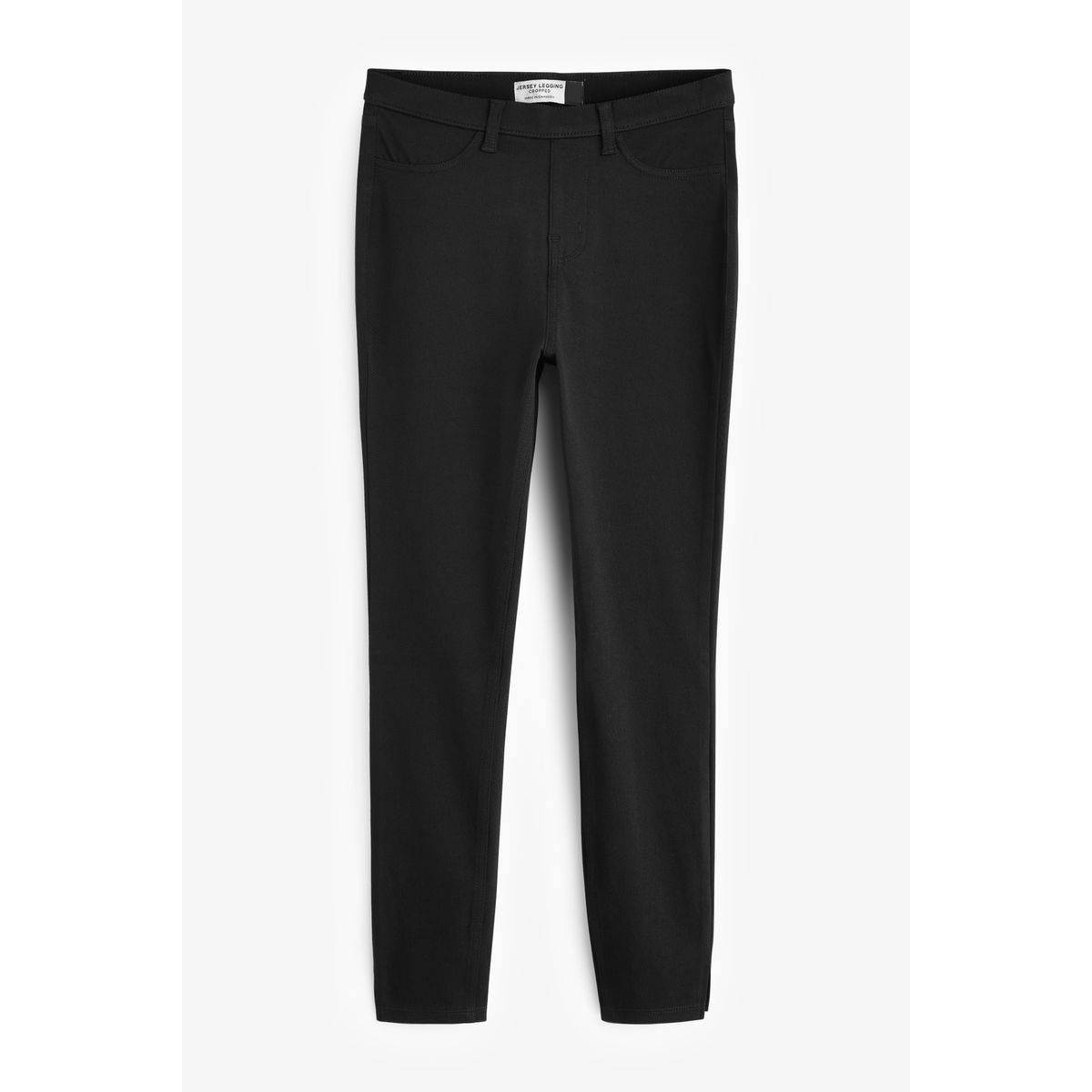 Legging en denim jersey court noir, NEXT