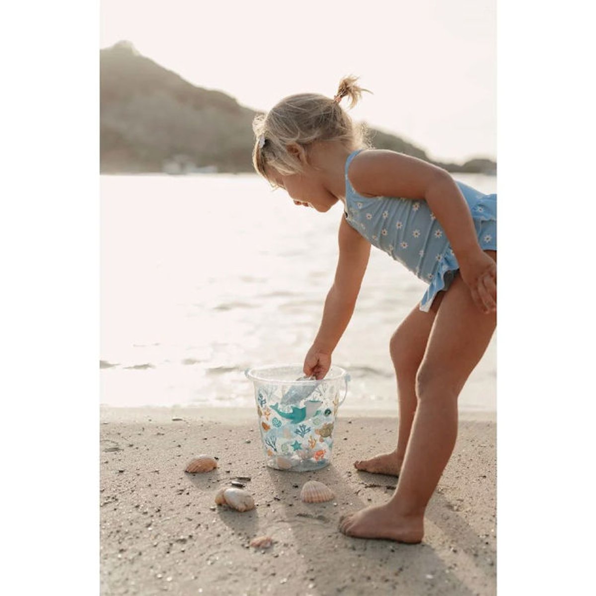 Seau de plage - Ocean Dreams Blue bleu, LITTLE DUTCH