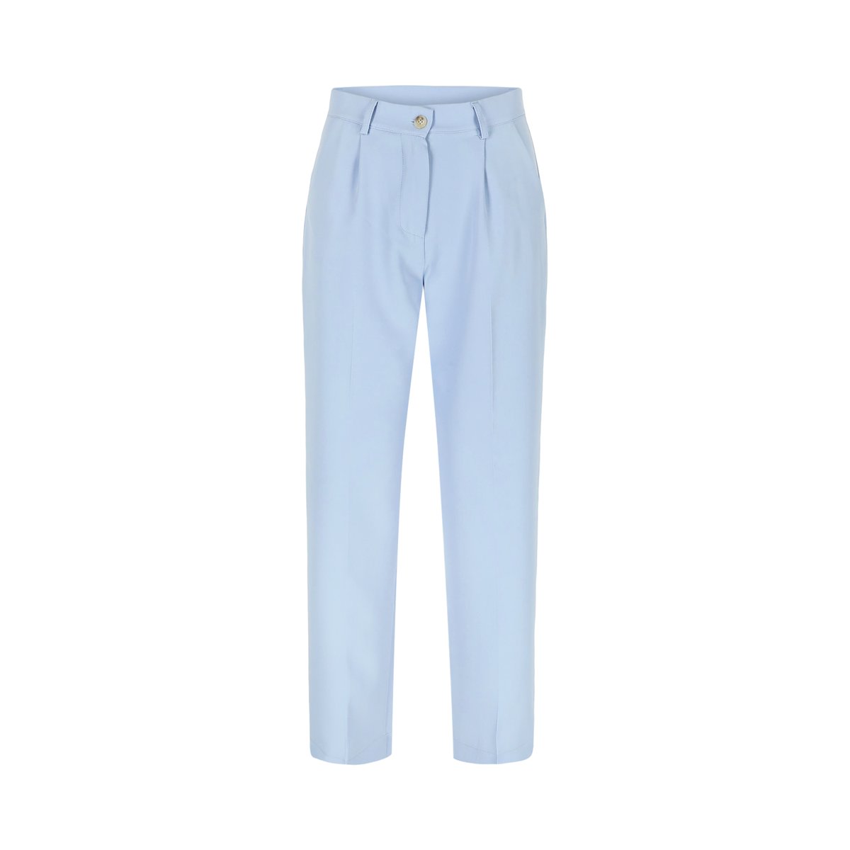 Pantalon droit chic bleu pastel, LOLALIZA