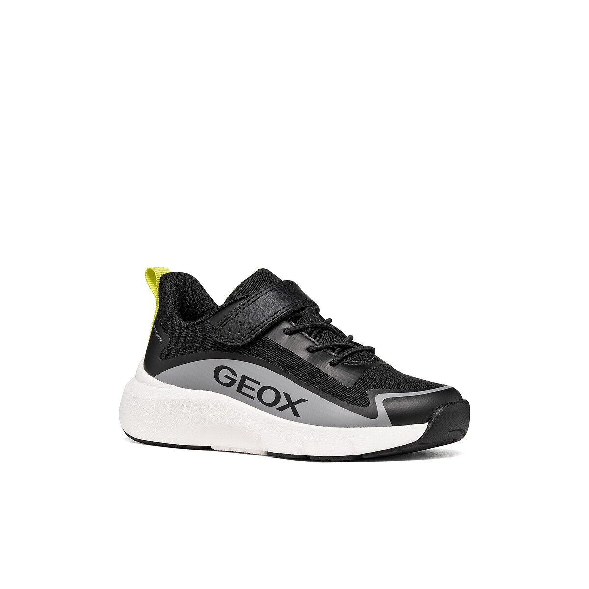 Kids Pro-Ran Breathable Trainers black/grey, GEOX