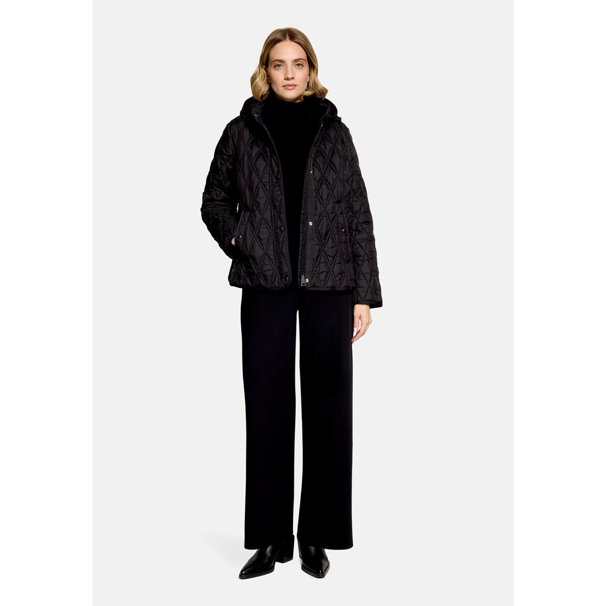 Veste outdoor à capuche amovible noir, BETTY BARCLAY