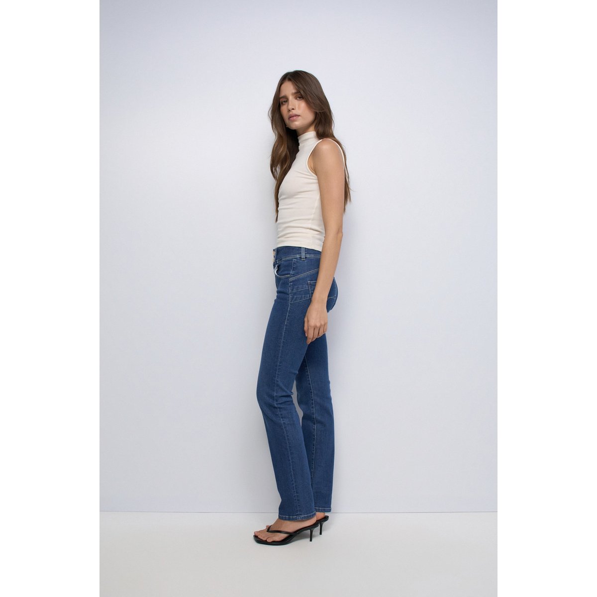 JEAN SECRET PUSH IN SLIM bleu, SALSA JEANS