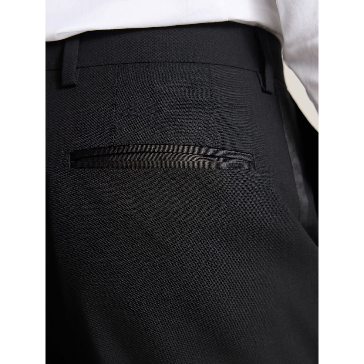 Pantalon de smoking slim nova fides Signature noir, NEXT