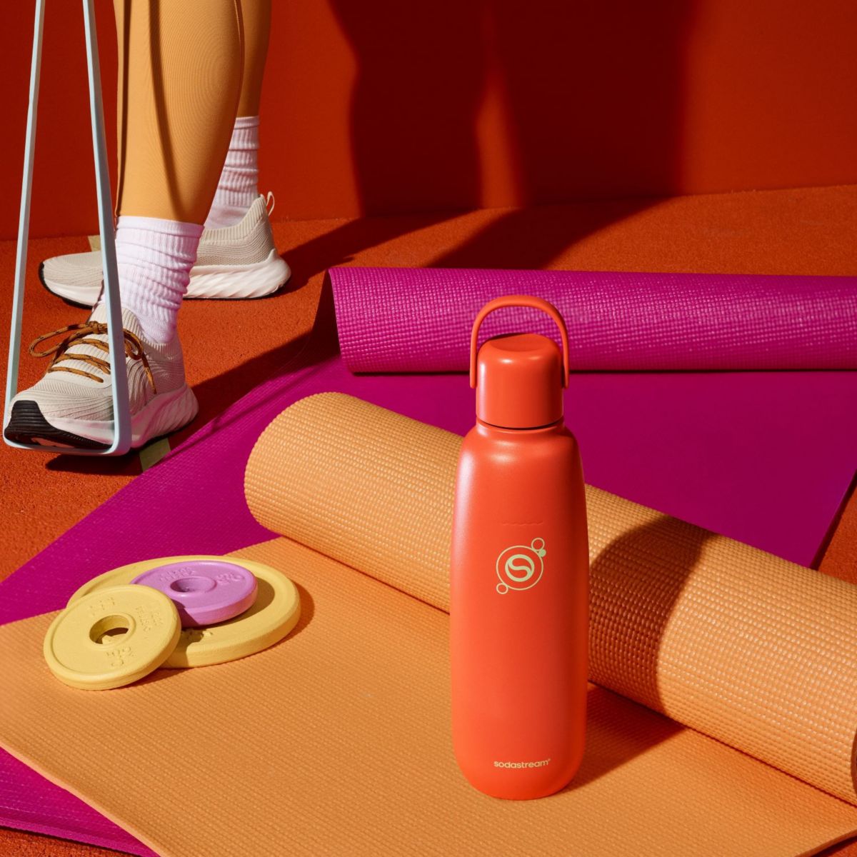 Bouteille isotherme Fizz & Go Cool papaye couleur unique, SODASTREAM