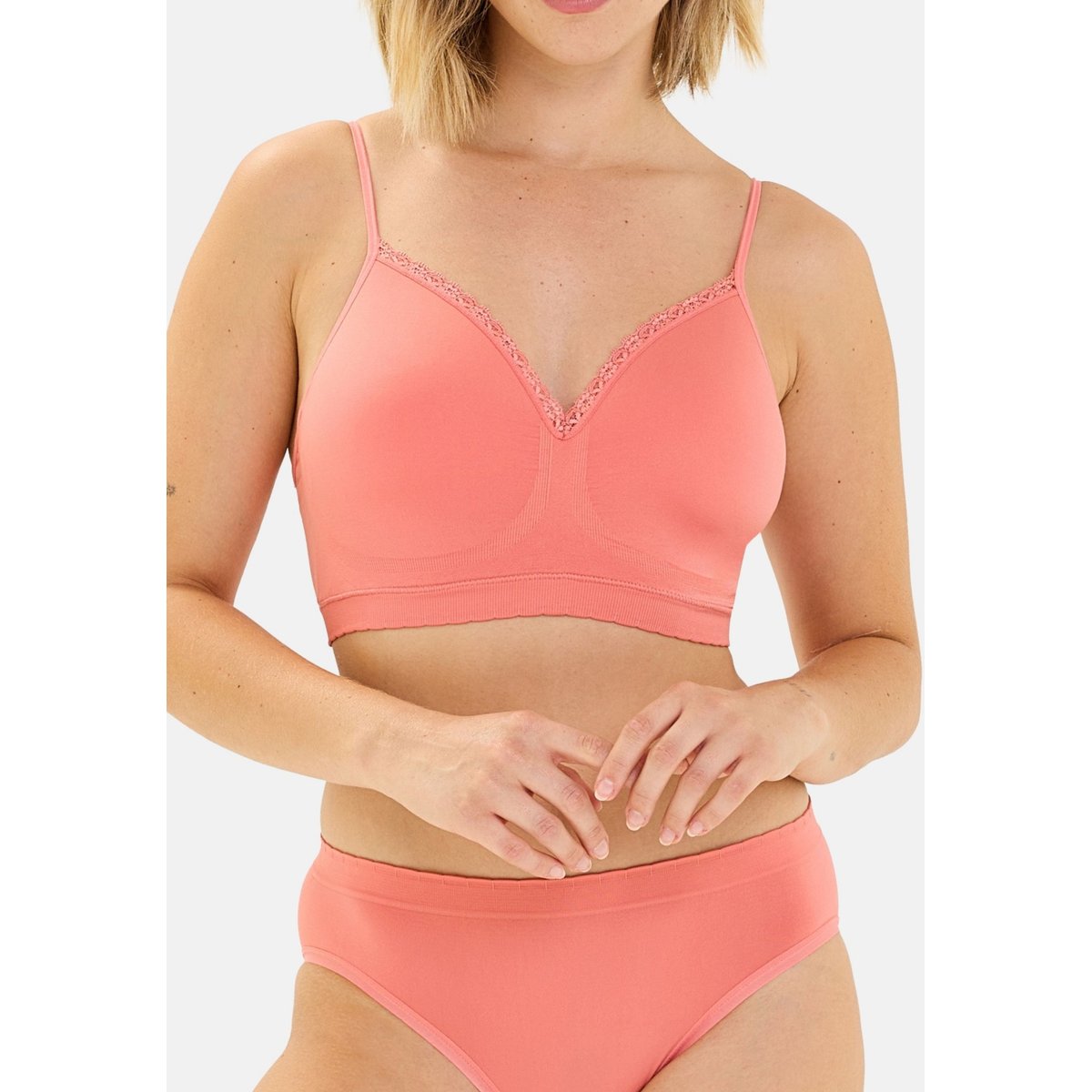 Brassière ZEN ATTITUDE rose lantana, BILLET DOUX