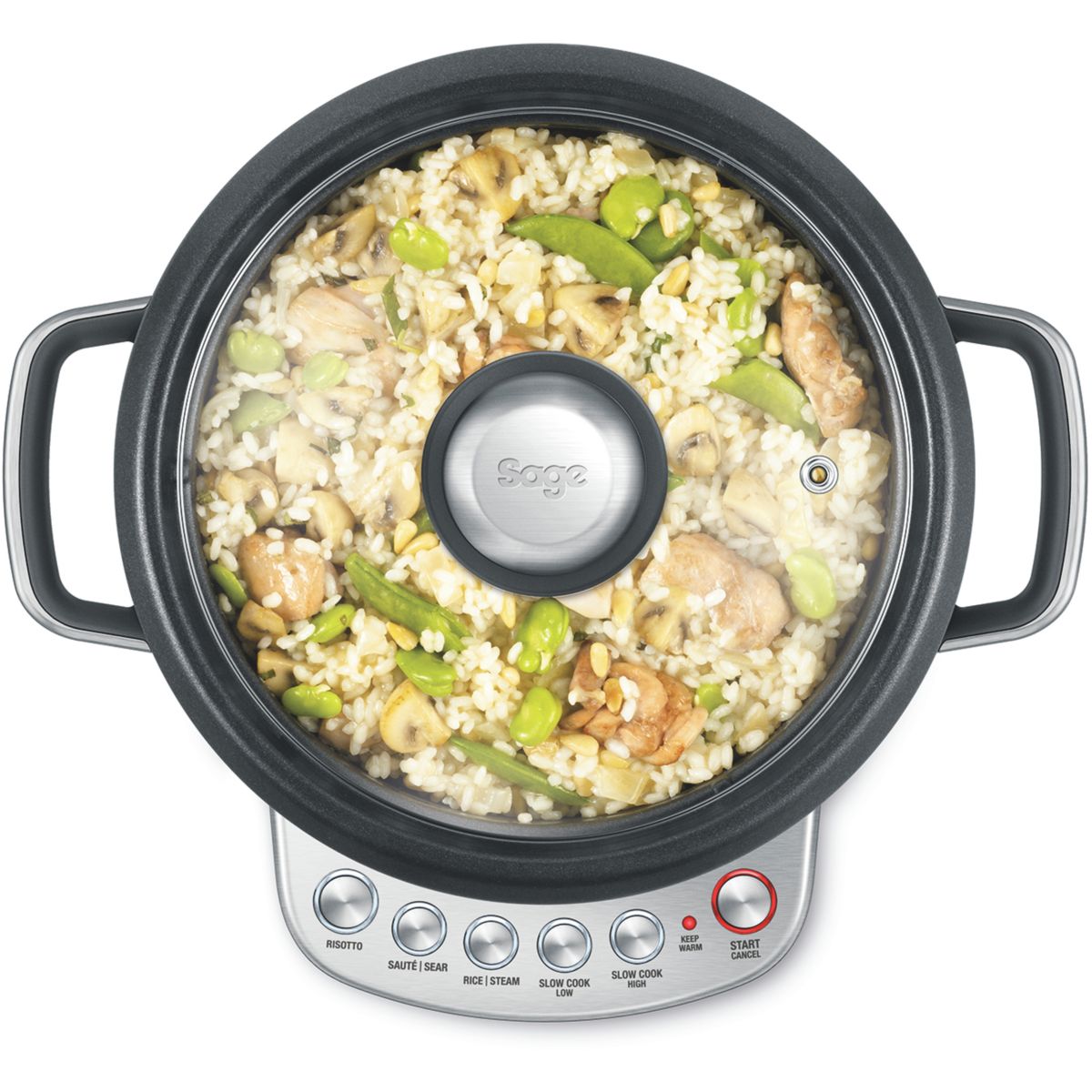 Multicuiseur Risotto Plus SRC600BSS4EEU1 couleur unique, SAGE APPLIANCES
