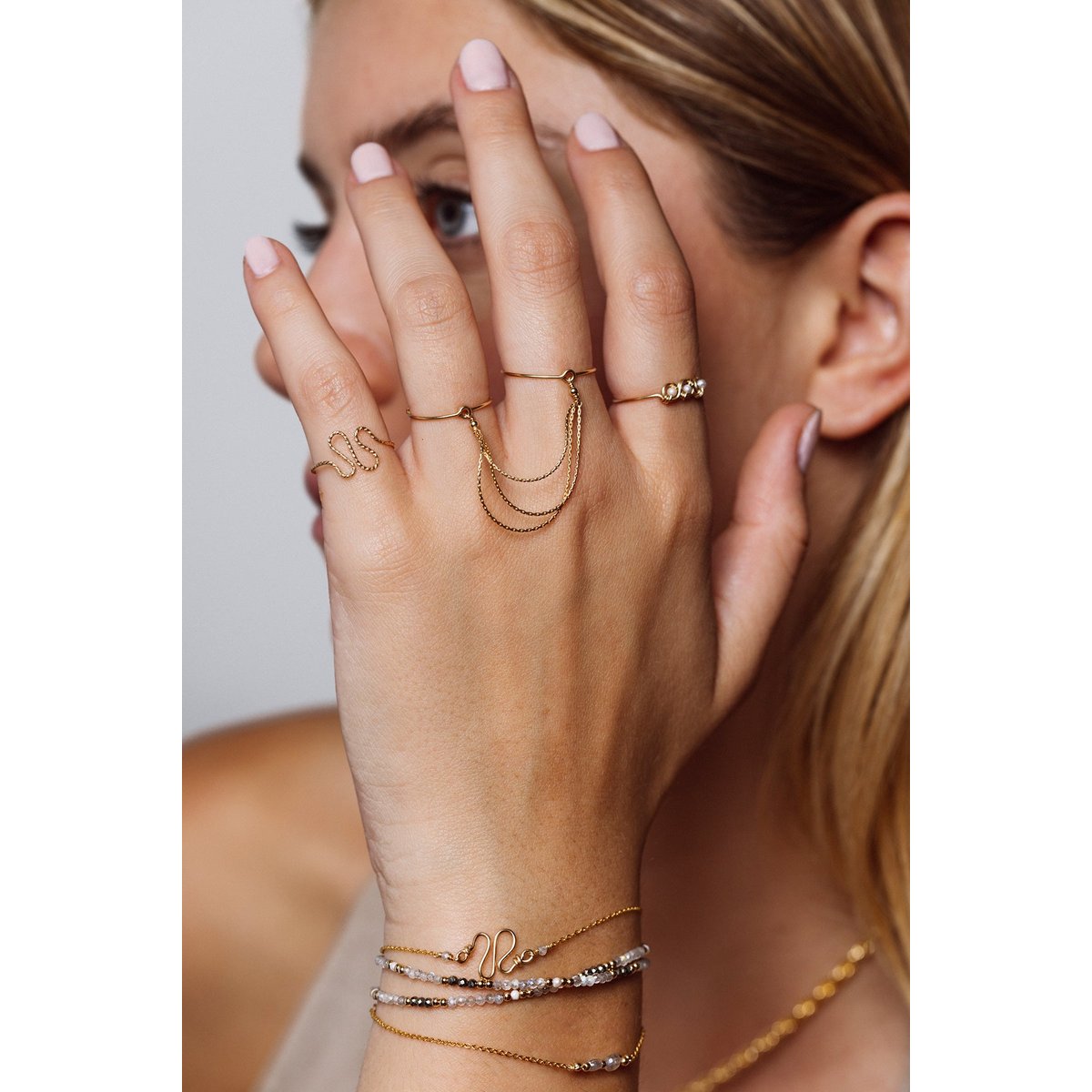 Bague Mina or, YAY PARIS