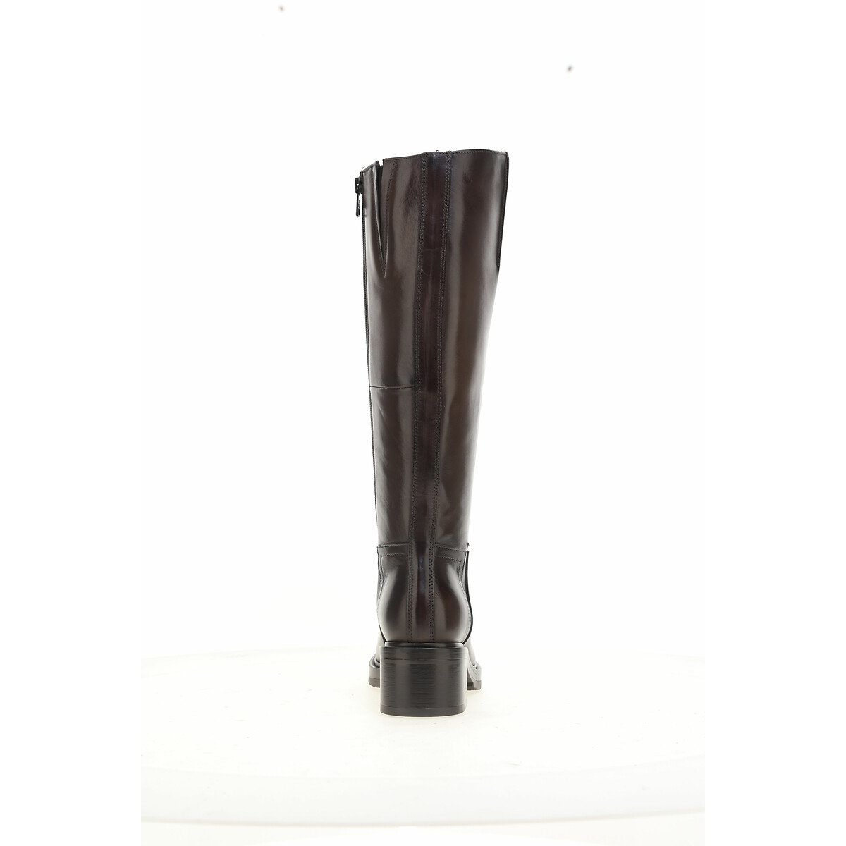 Stivali classici in pelle marrone scuro, MJUS