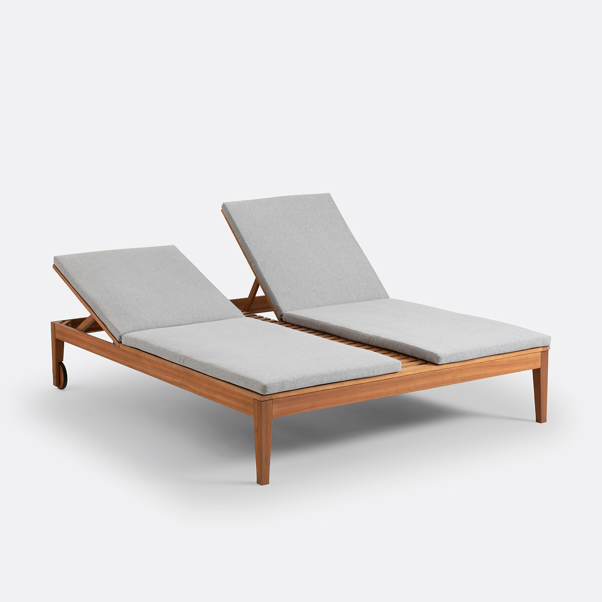 Double bain de soleil eucalyptus, Salsola gris chiné, LA REDOUTE INTERIEURS