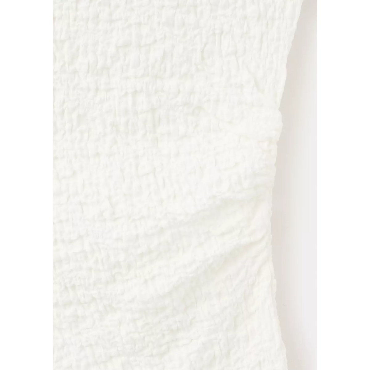 Top texturé ajusté blanc cassé, MANGO TEEN