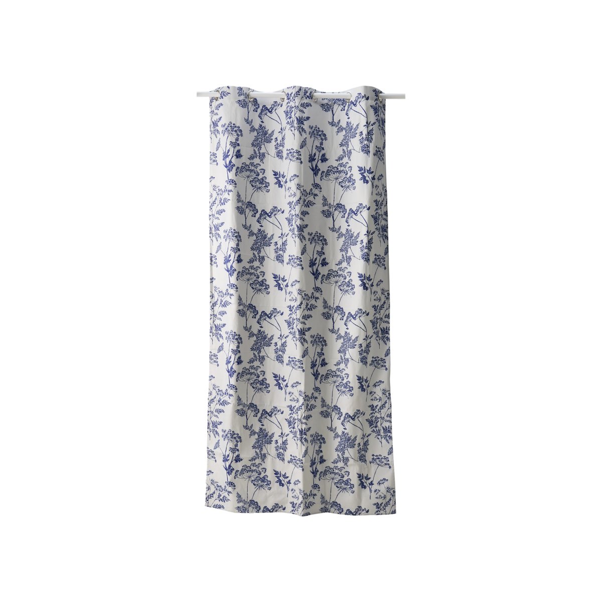 Lot de 2 rideaux coton - ANGELIQUE gris, CAMIF